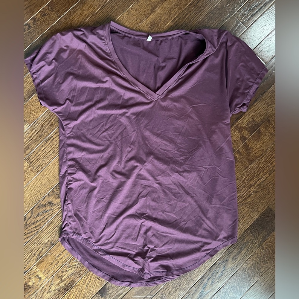 Ptula V-Neck Purple Top